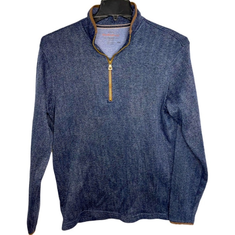 Weatherproof herringbone pattern pullover